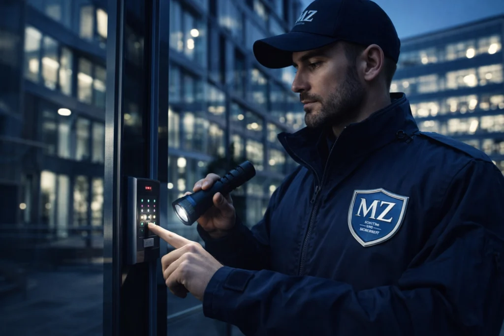 Professioneller Objektschutz durch Sicherheitsdienst in Konstanz am Bodensee“ „Sicherheitsdienst überwacht Gebäude im Rahmen von Objektschutz in Konstanz“ „Objektschutz durch Wachdienst zum Schutz vor Einbruch und Vandalismus Bodensee“